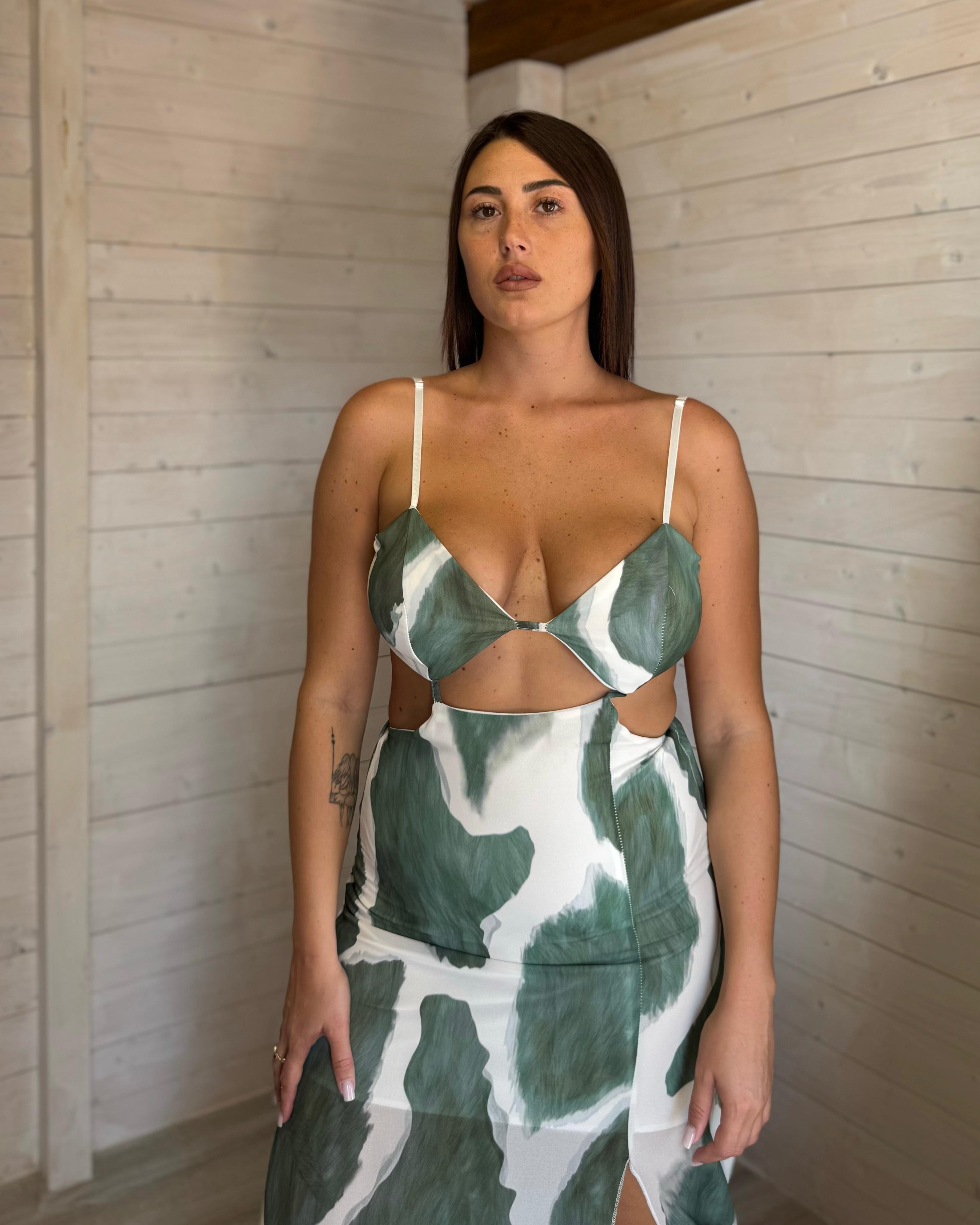Abito Romantica Verde