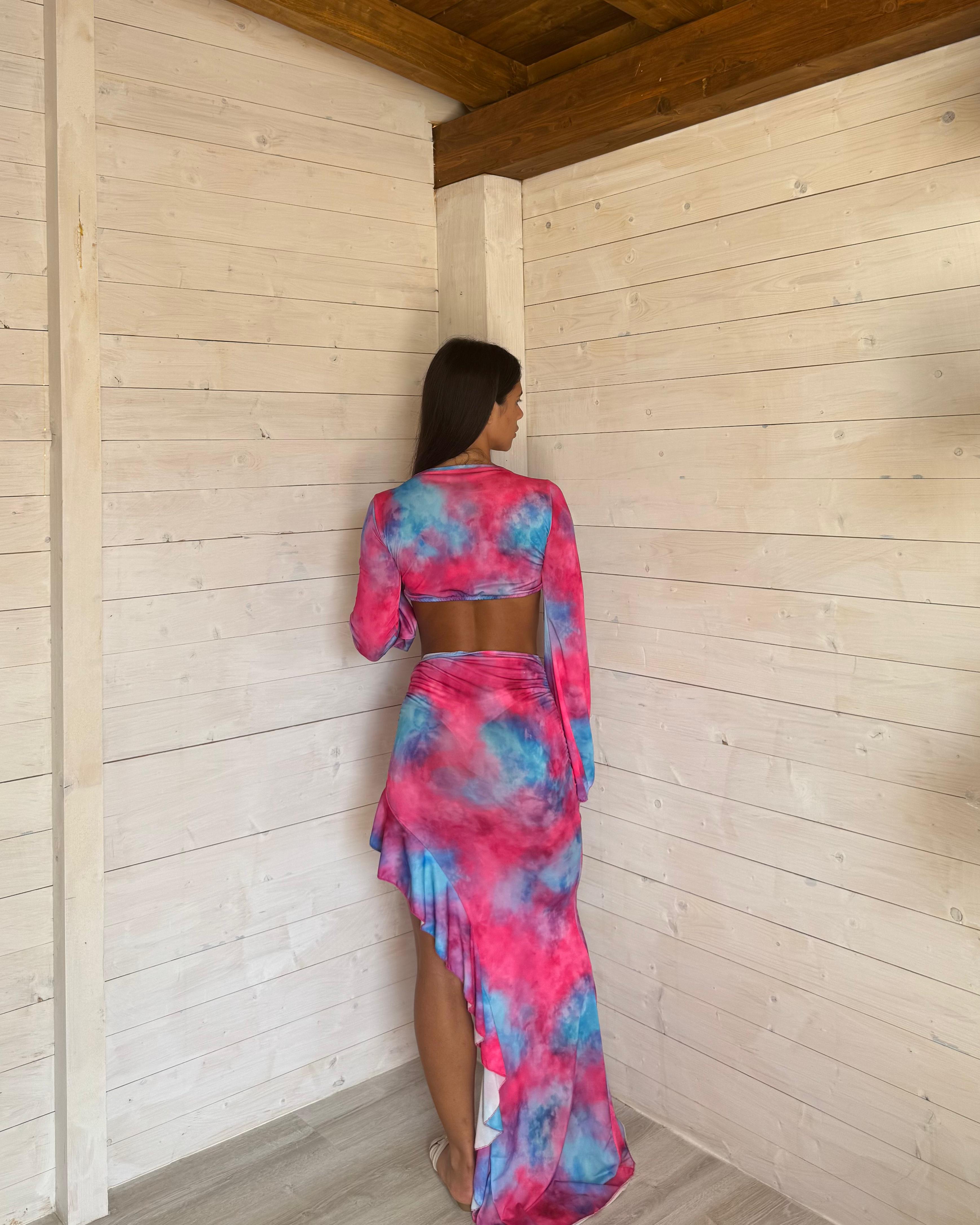 Coordinato Ariel Fuxia\Celeste