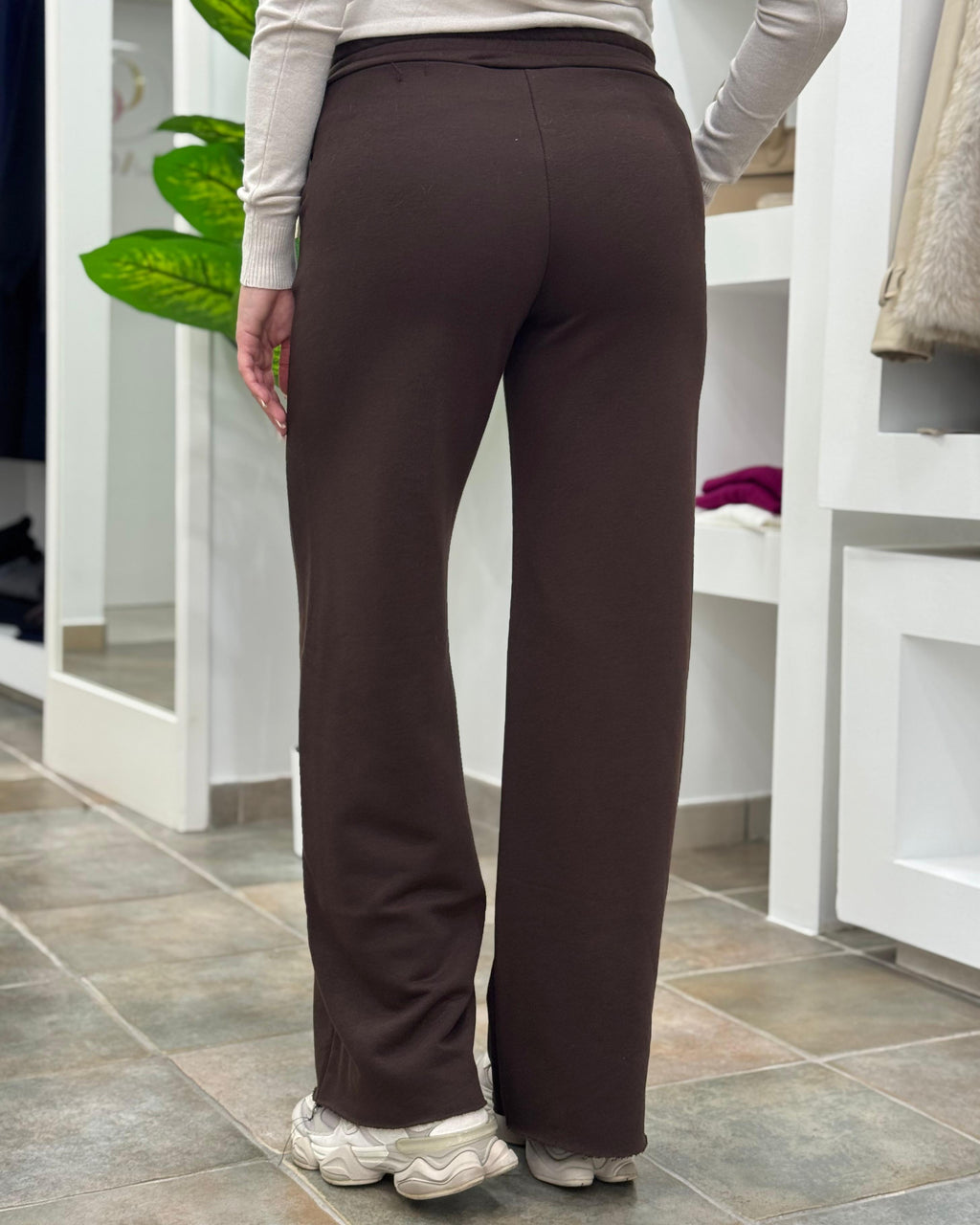 Pantalone Tuta Marrone