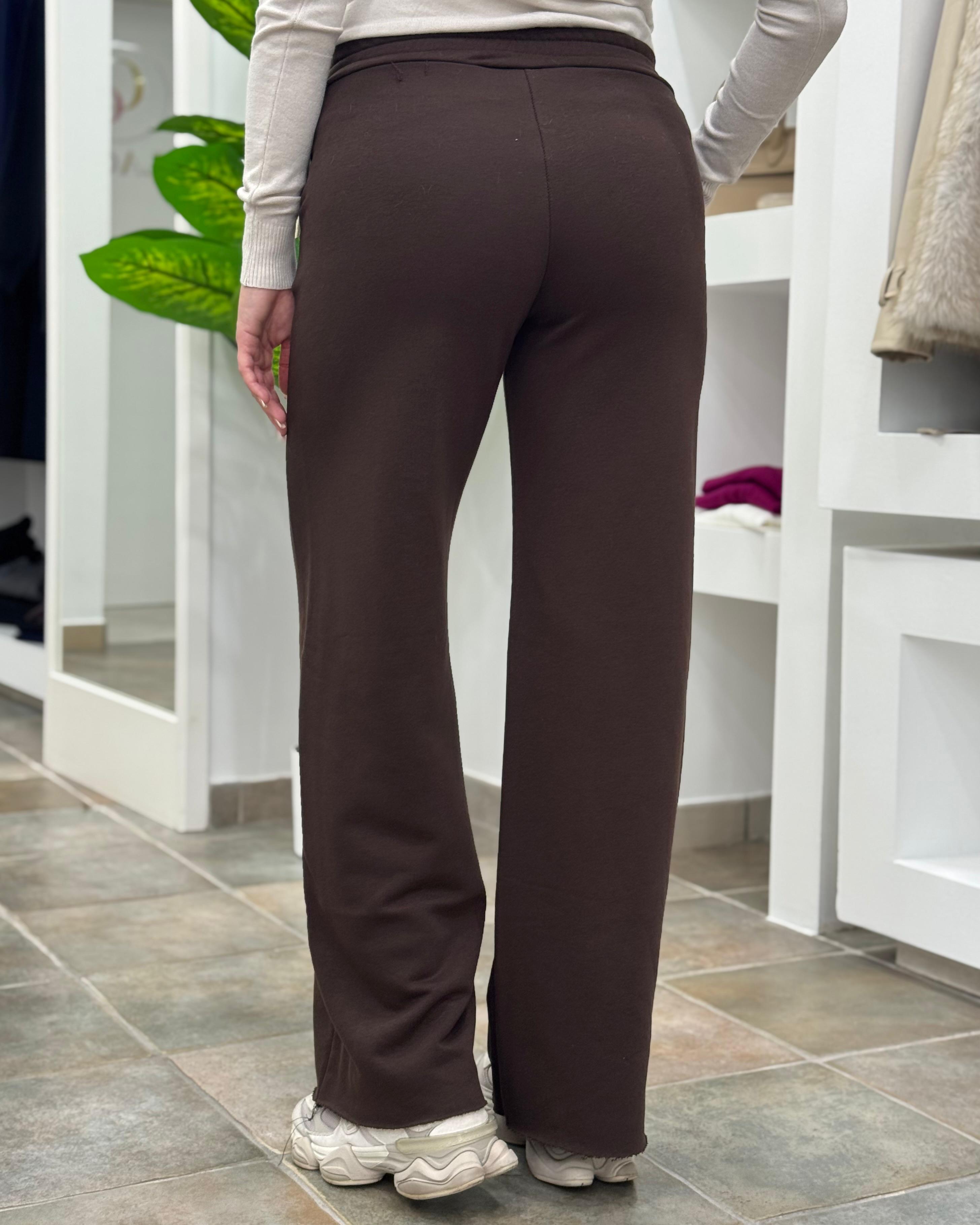 Pantalone Tuta Marrone