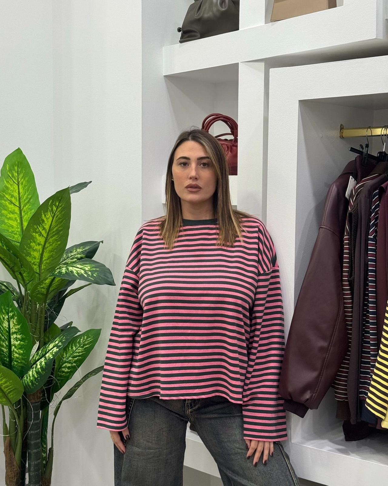 Maglia Sandy Verde/Rosa