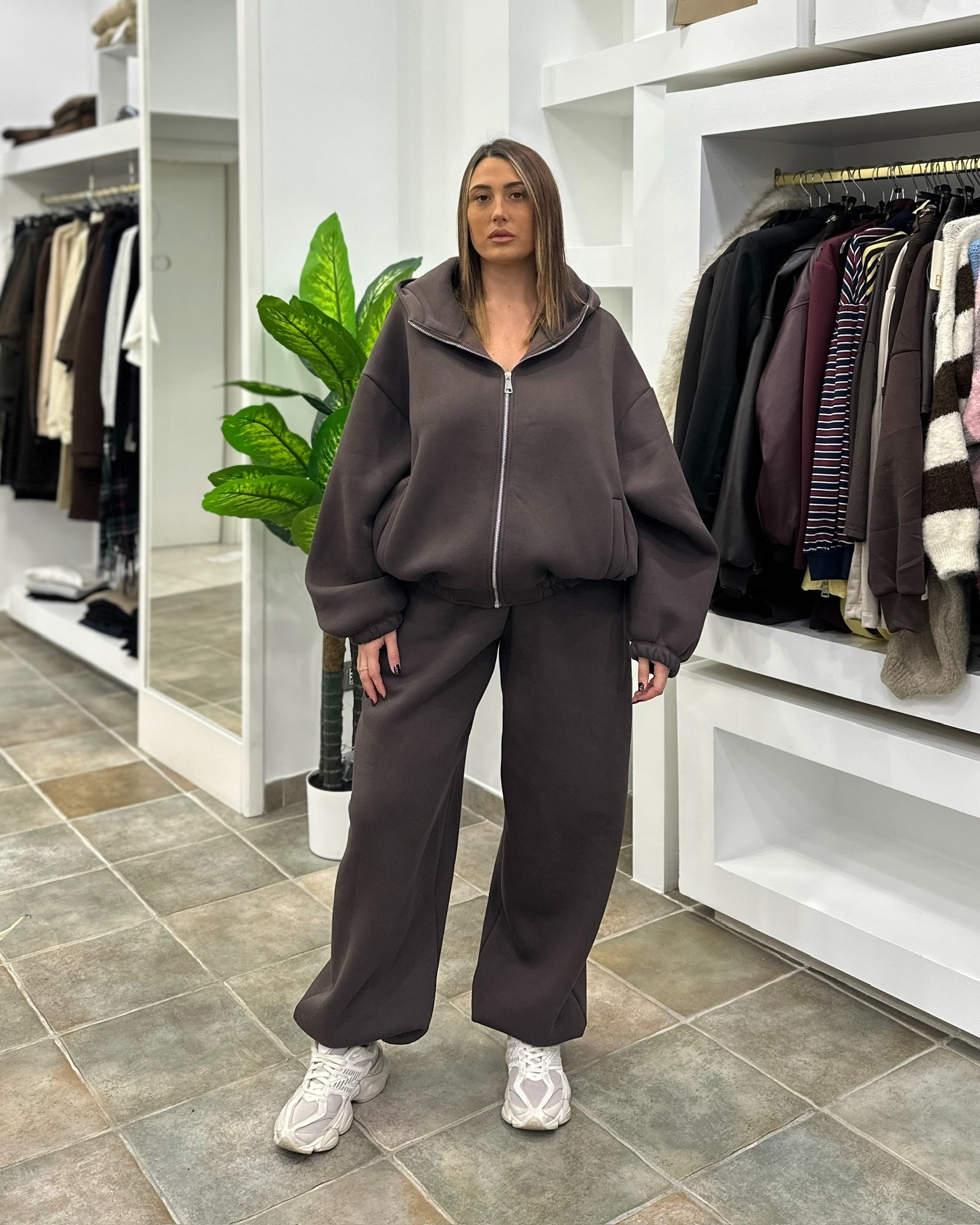 Completo Tuta Milky Marrone