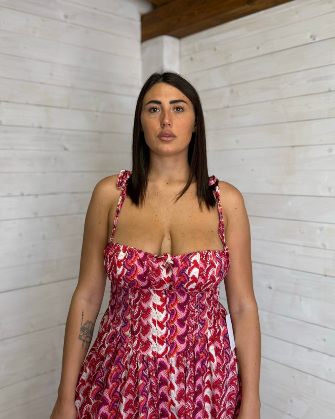 Abito Marea Rosso/Fuxia