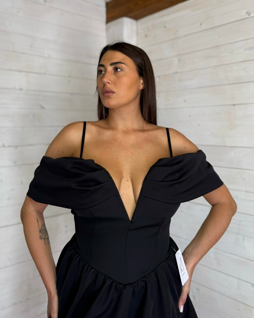 Abito Rose Nero