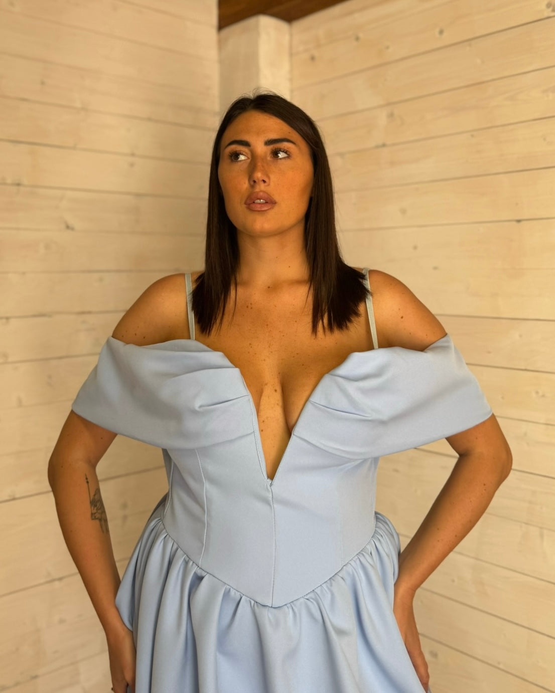 Abito Rose Celeste