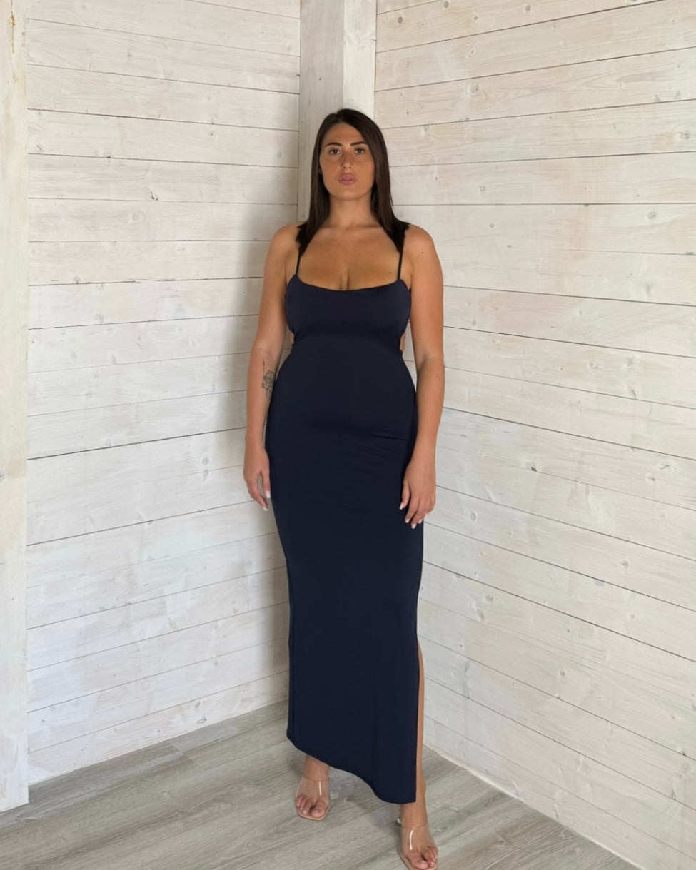 Abito Shapes Blu