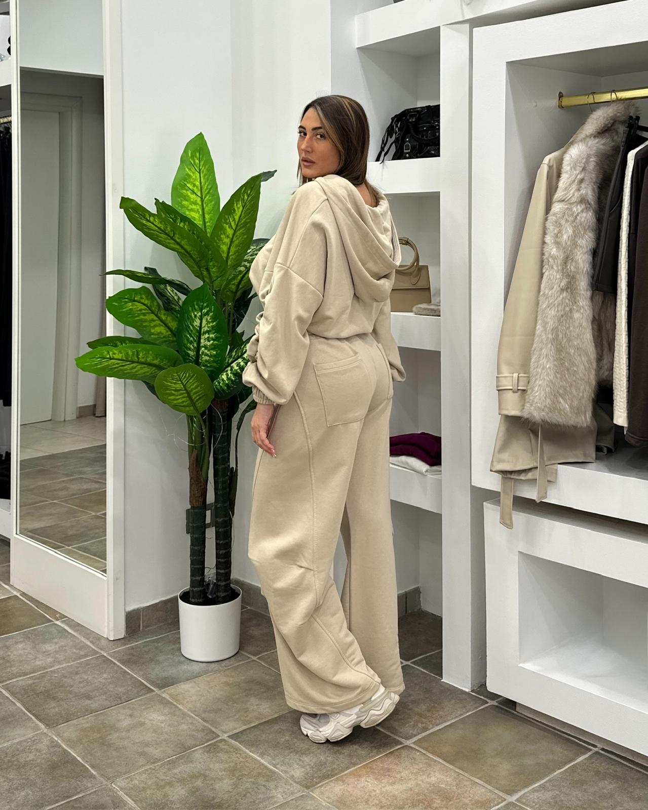 Completo Tuta Elodie Beige