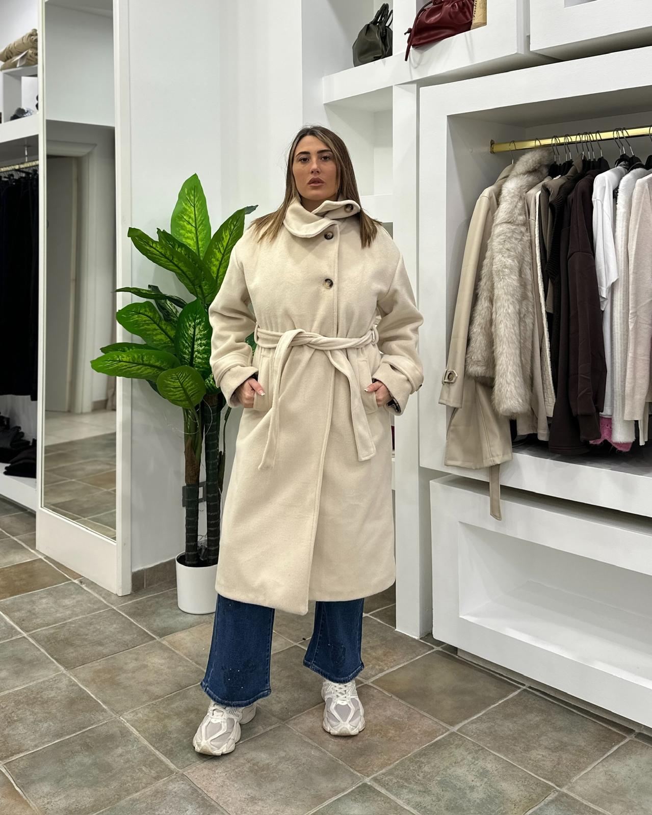 Cappotto Clotilde Panna