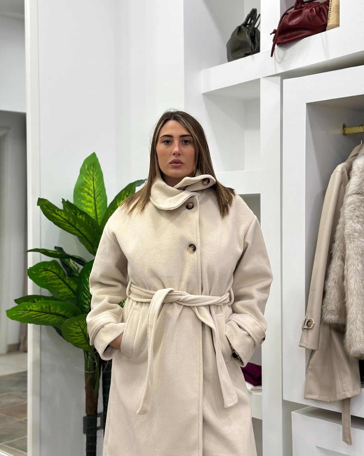 Cappotto Clotilde Panna