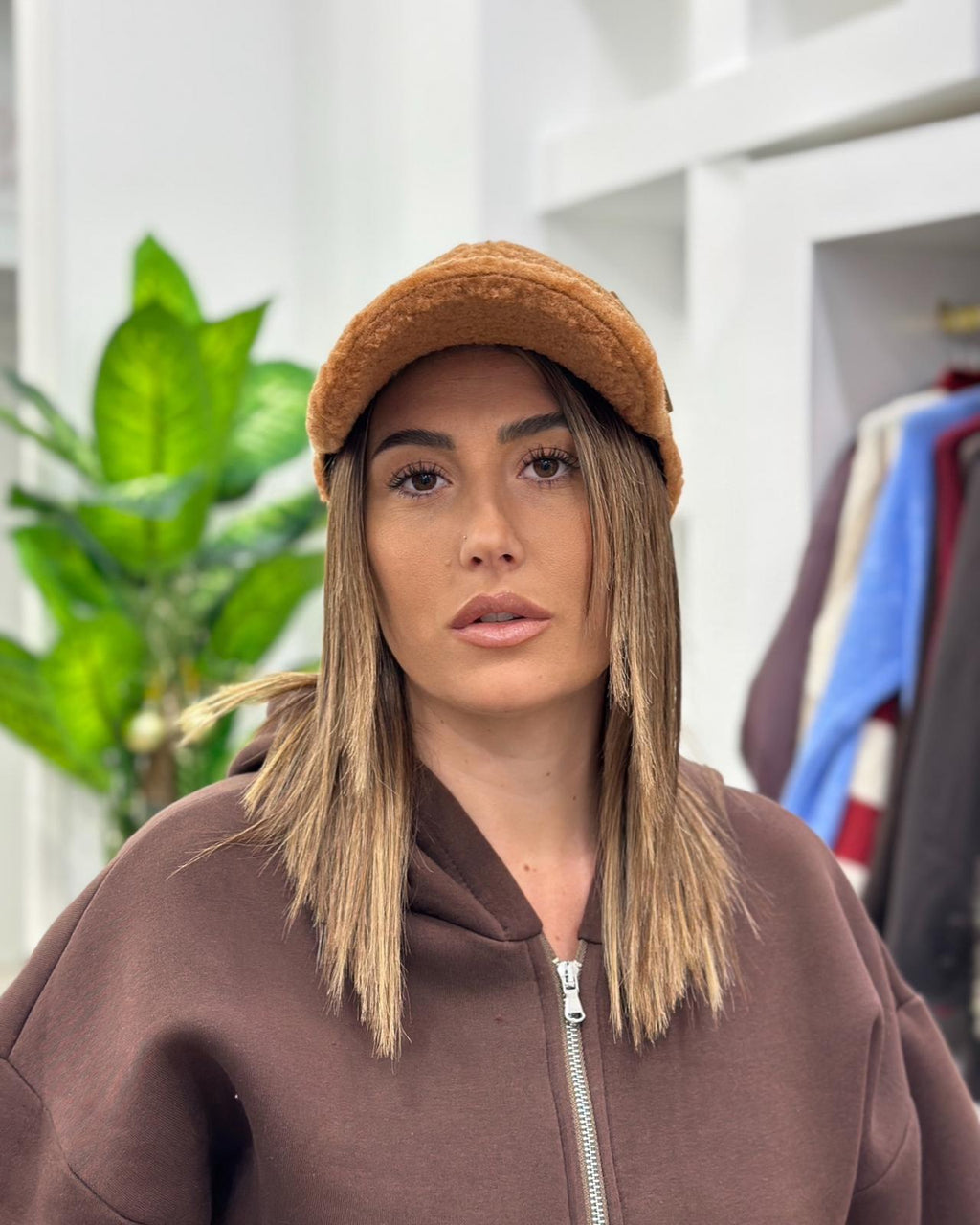 Cappello Teddy Cammello