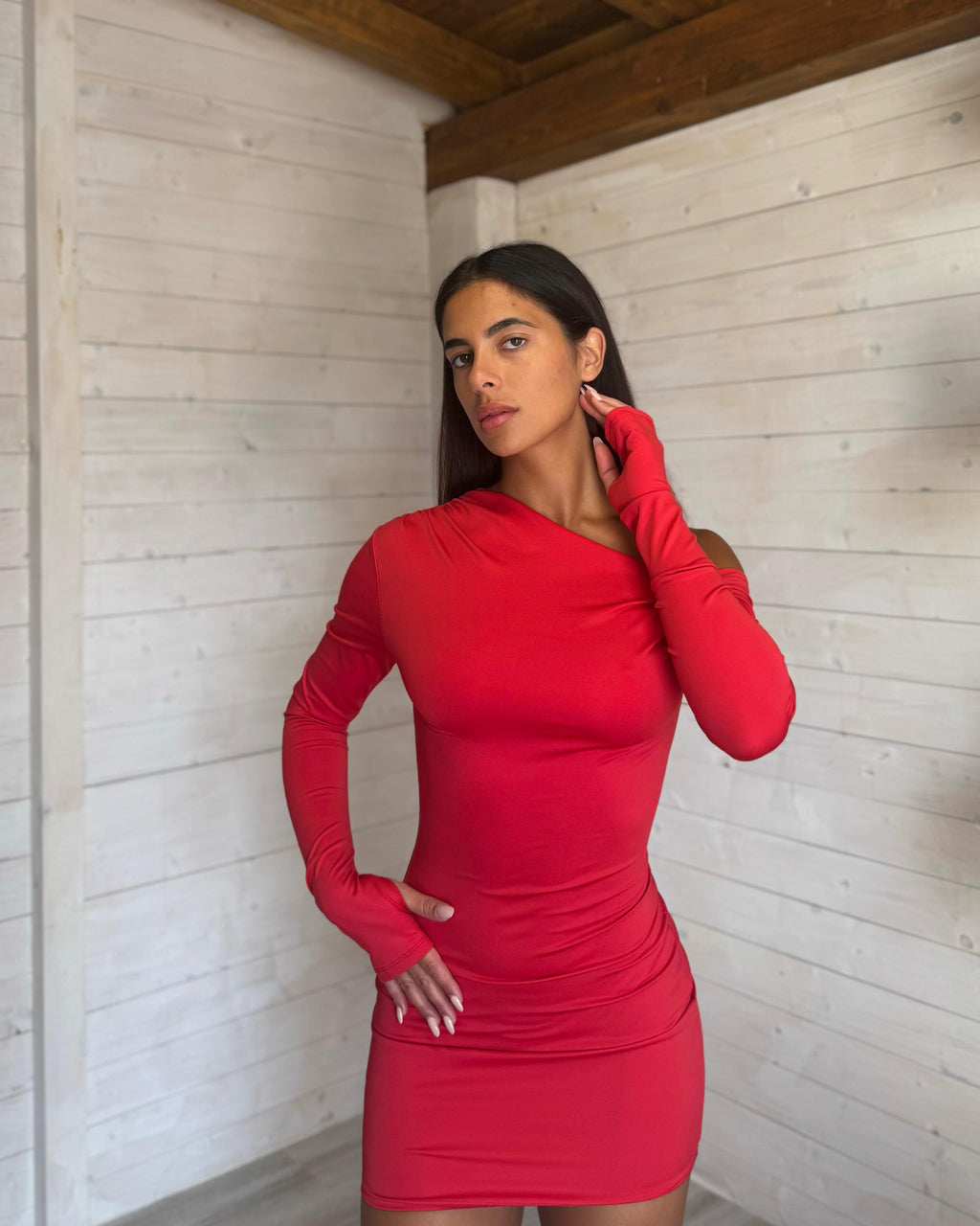 Abito Clarissa Rosso