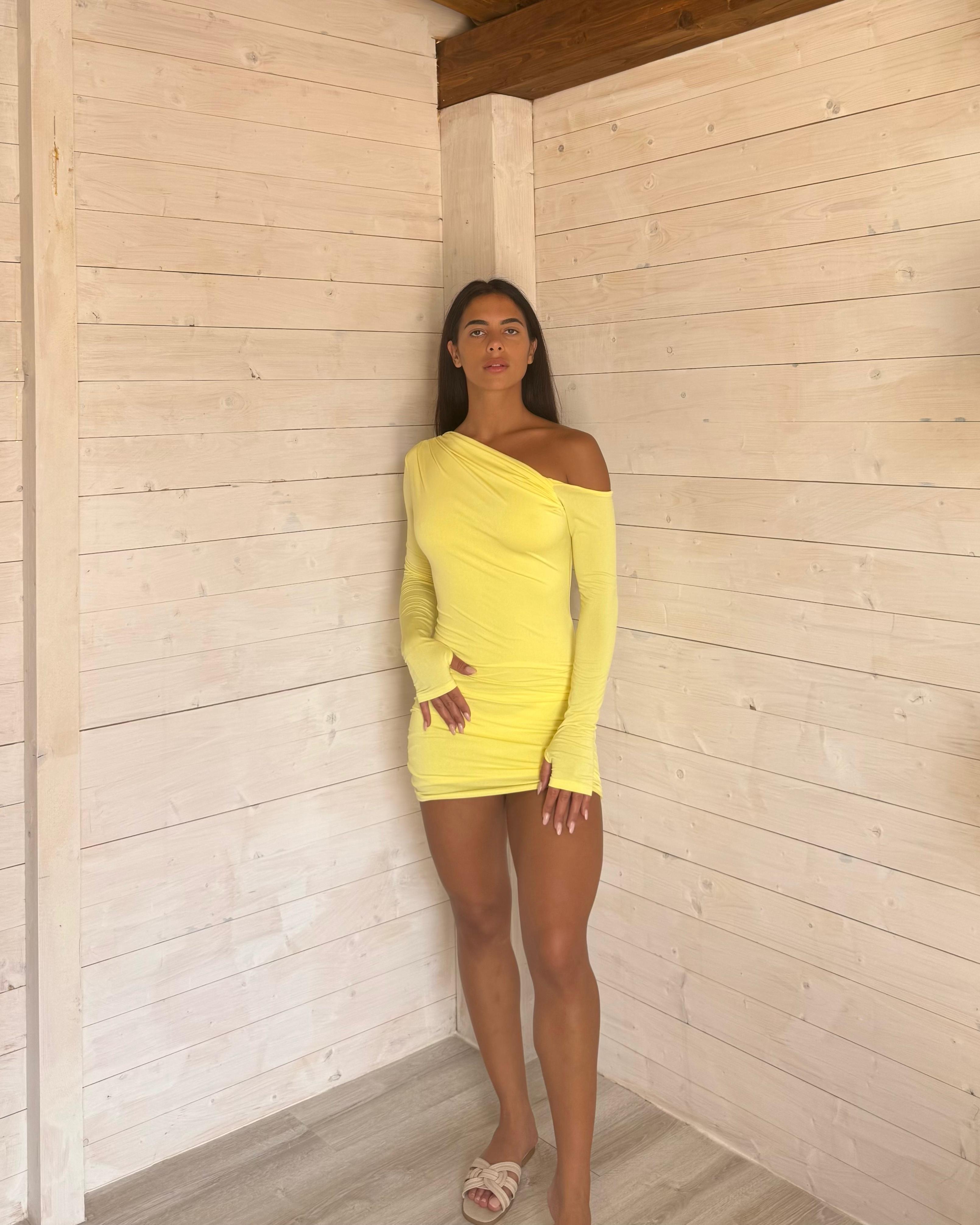 Abito Clarissa Giallo