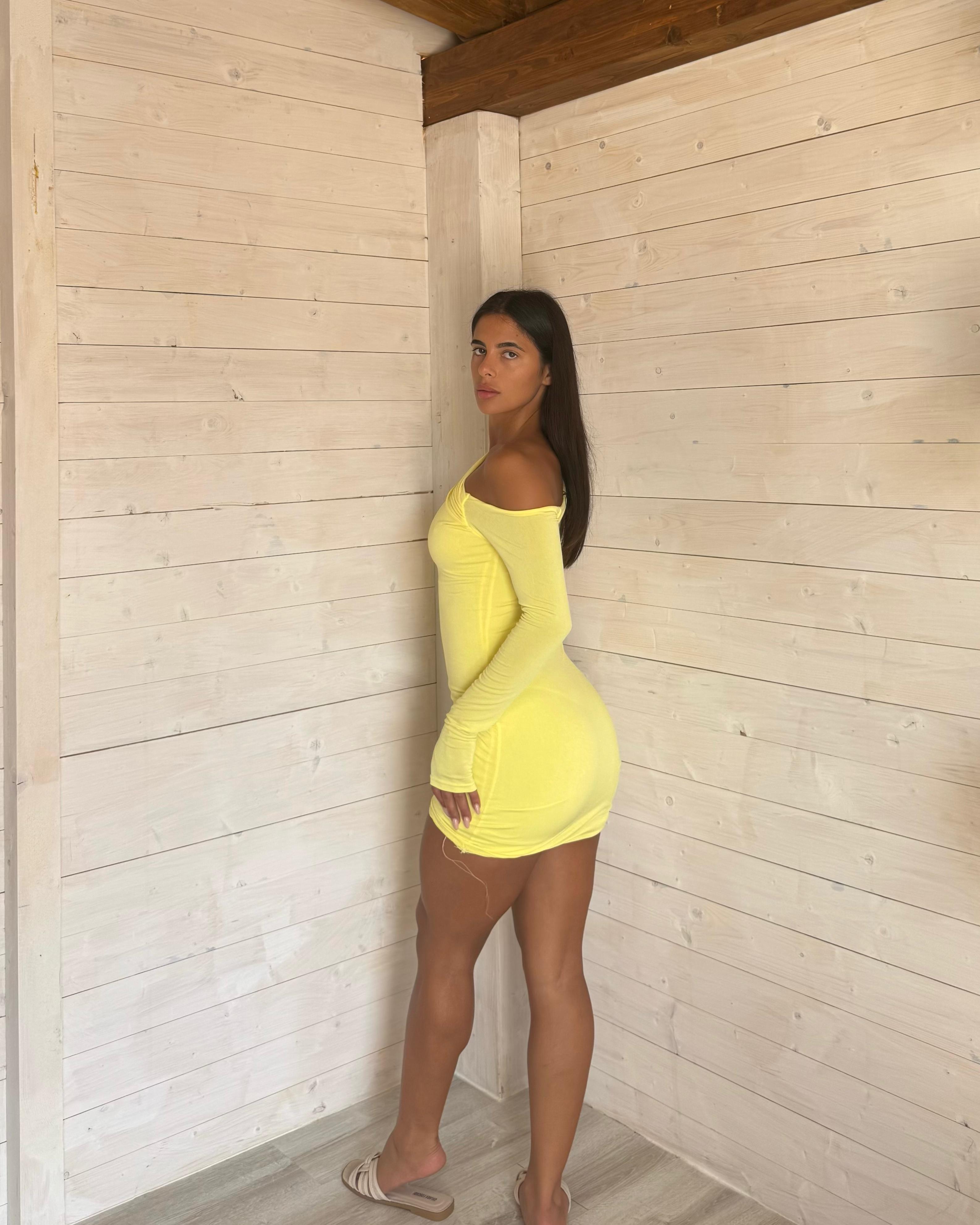 Abito Clarissa Giallo