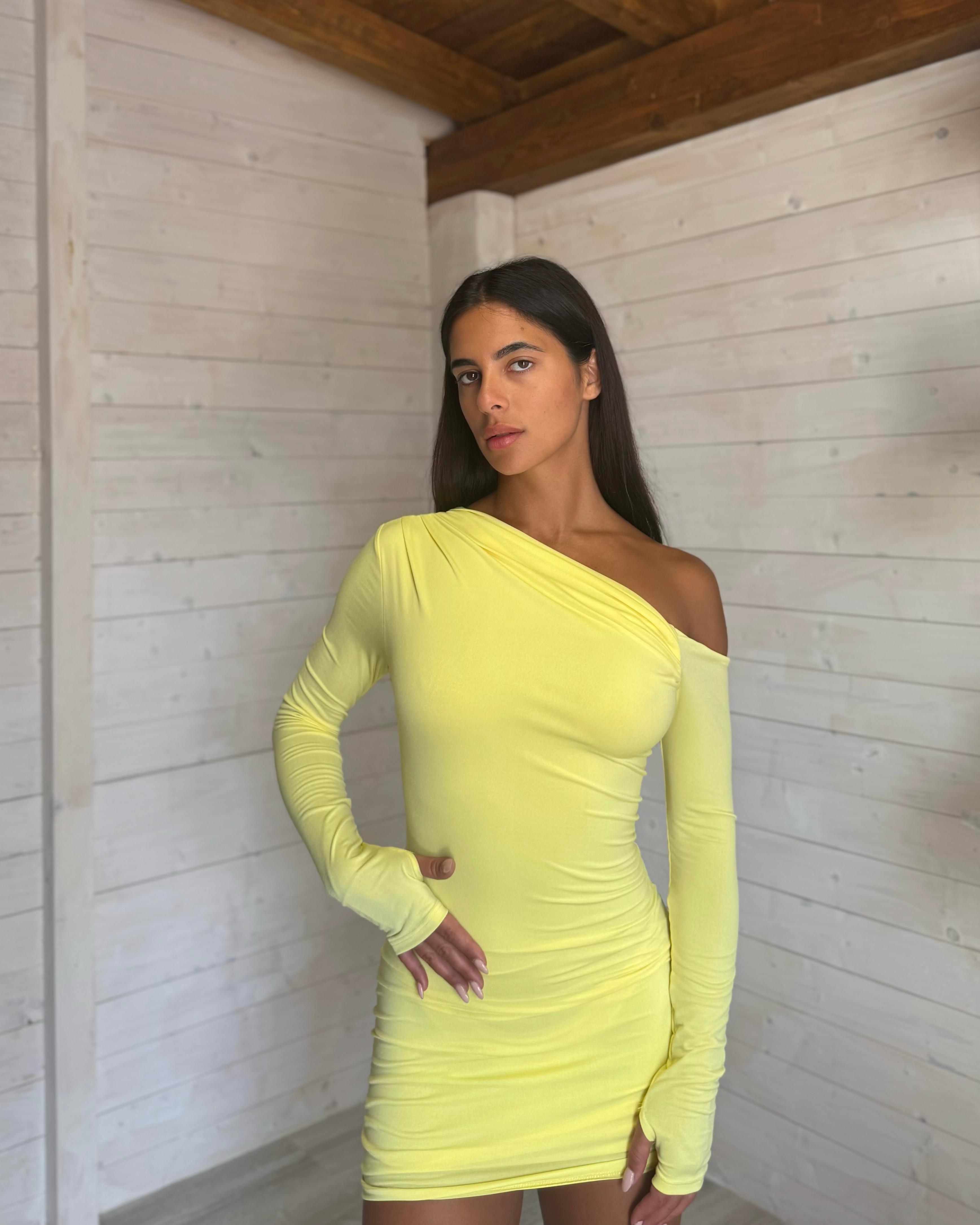 Abito Clarissa Giallo