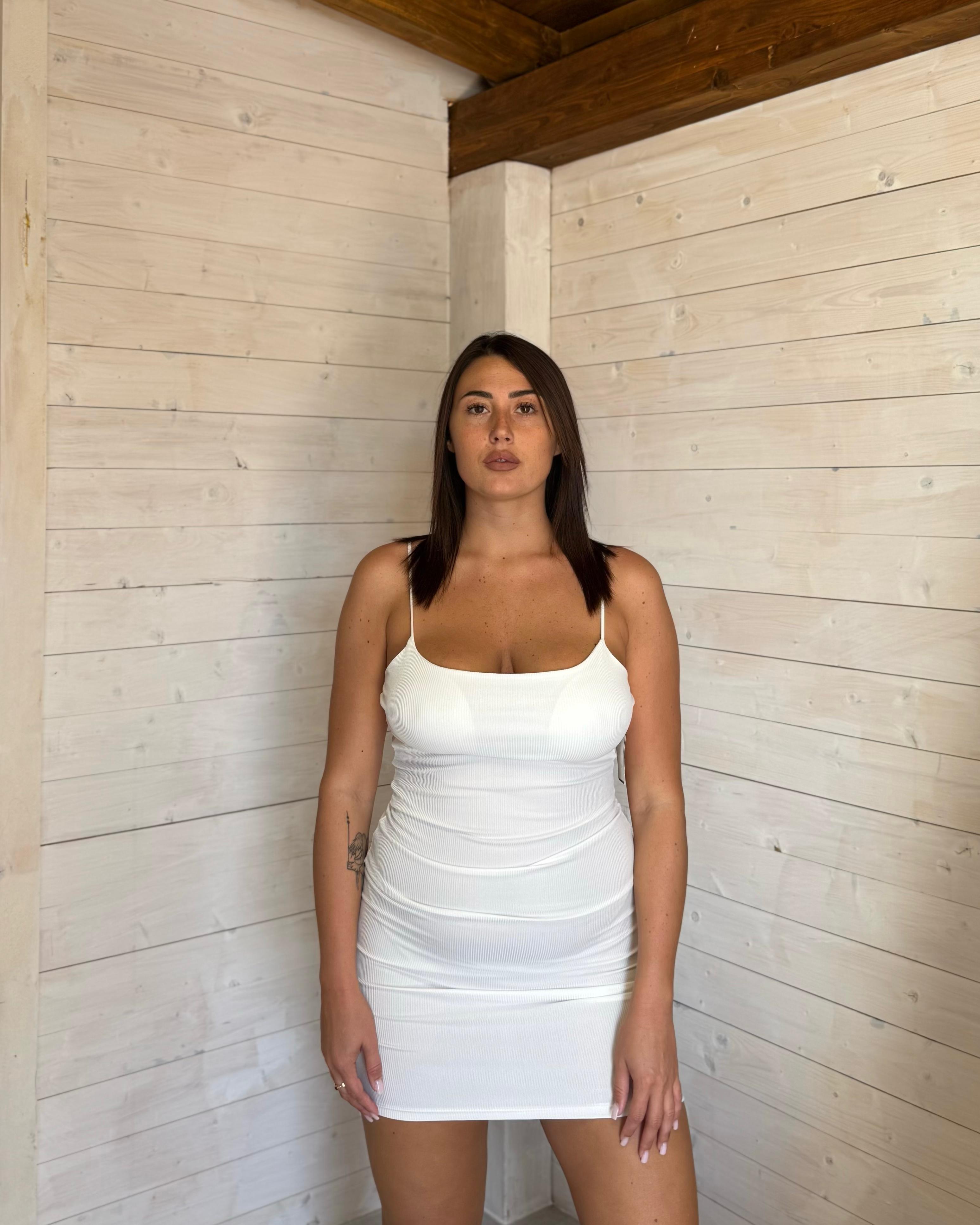 Abito Costine Bianco