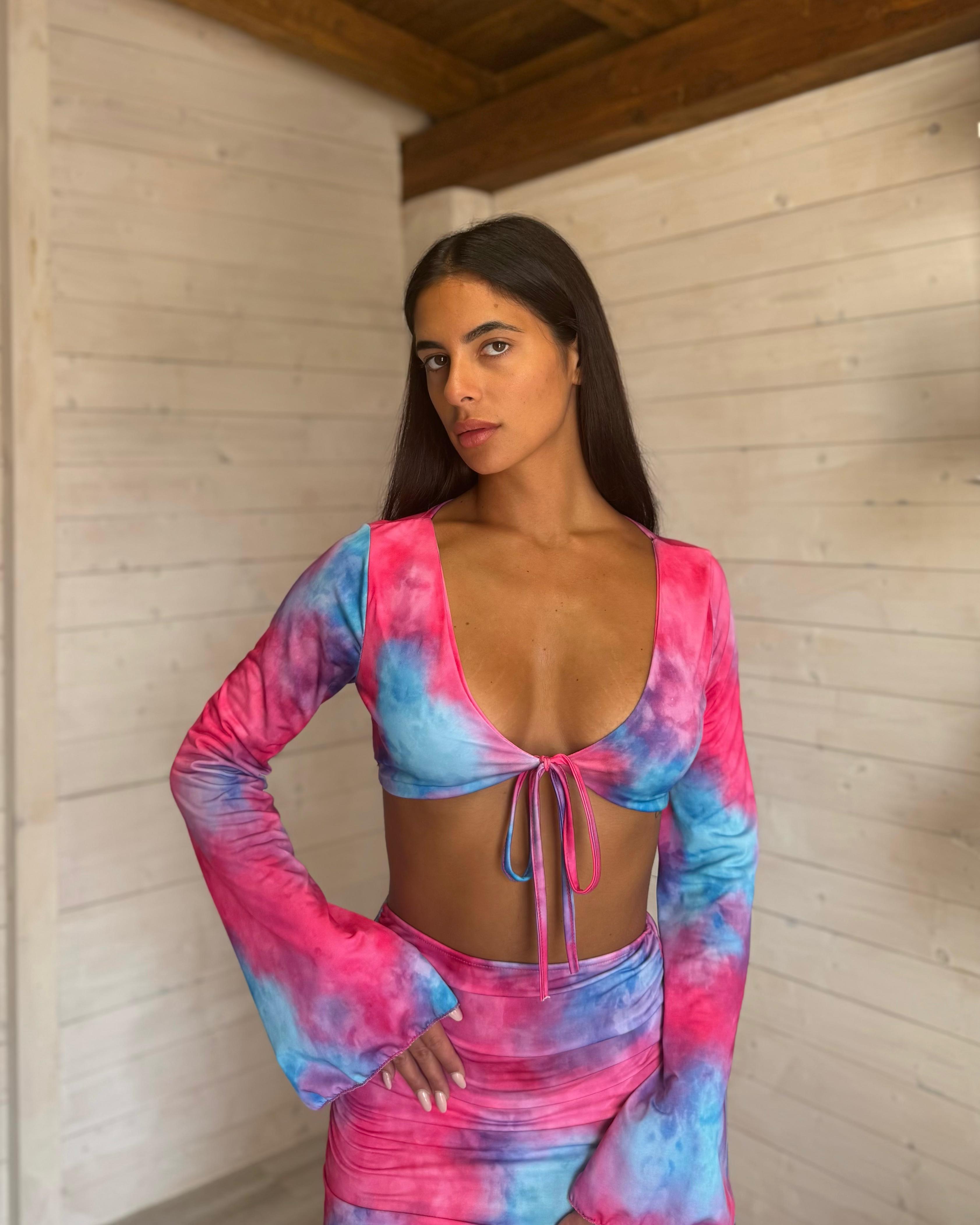 Coordinato Ariel Fuxia\Celeste