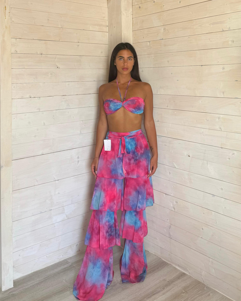 Coordinato Sunset Fuxia\Celeste