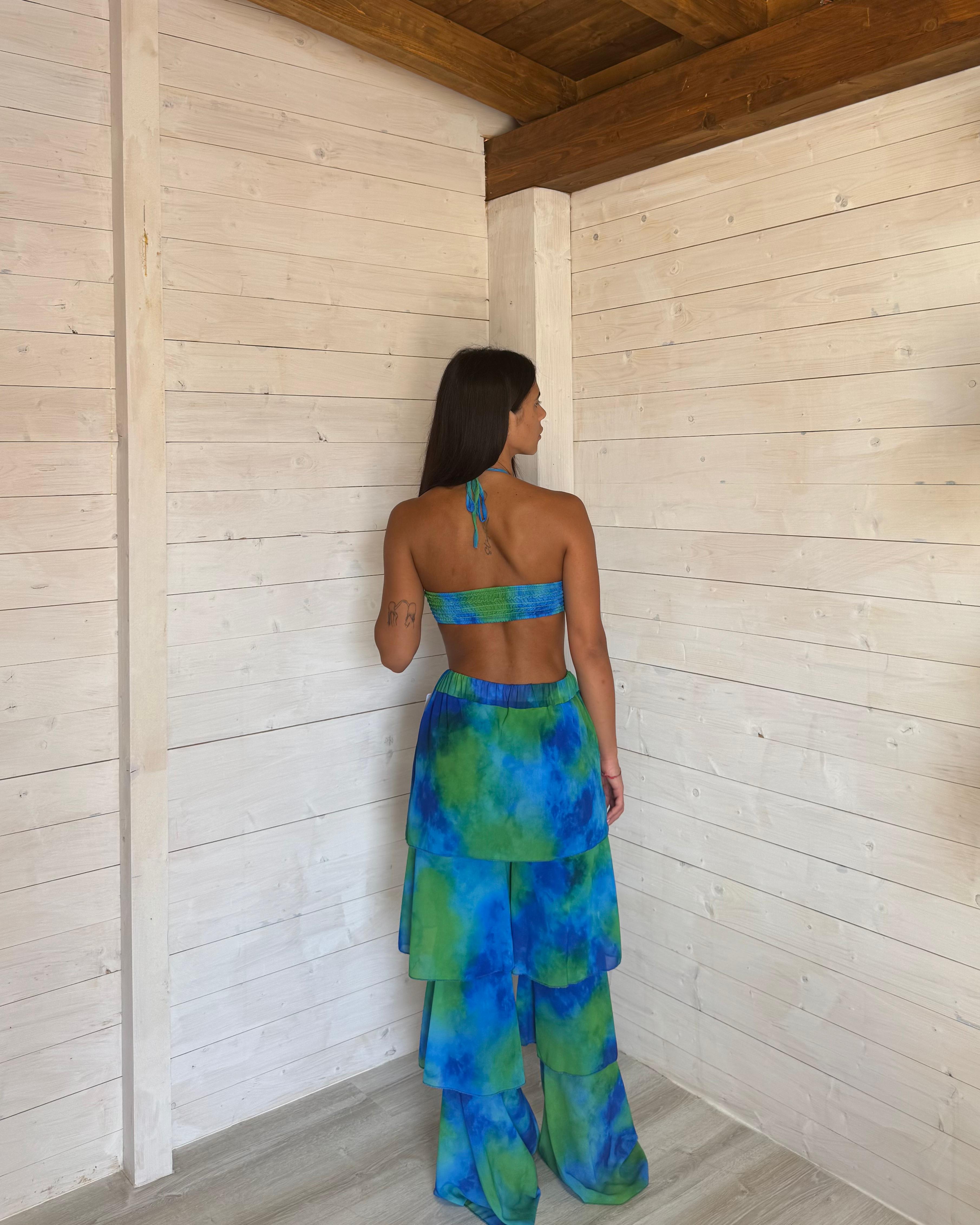 Coordinato Sunset Verde\Blu