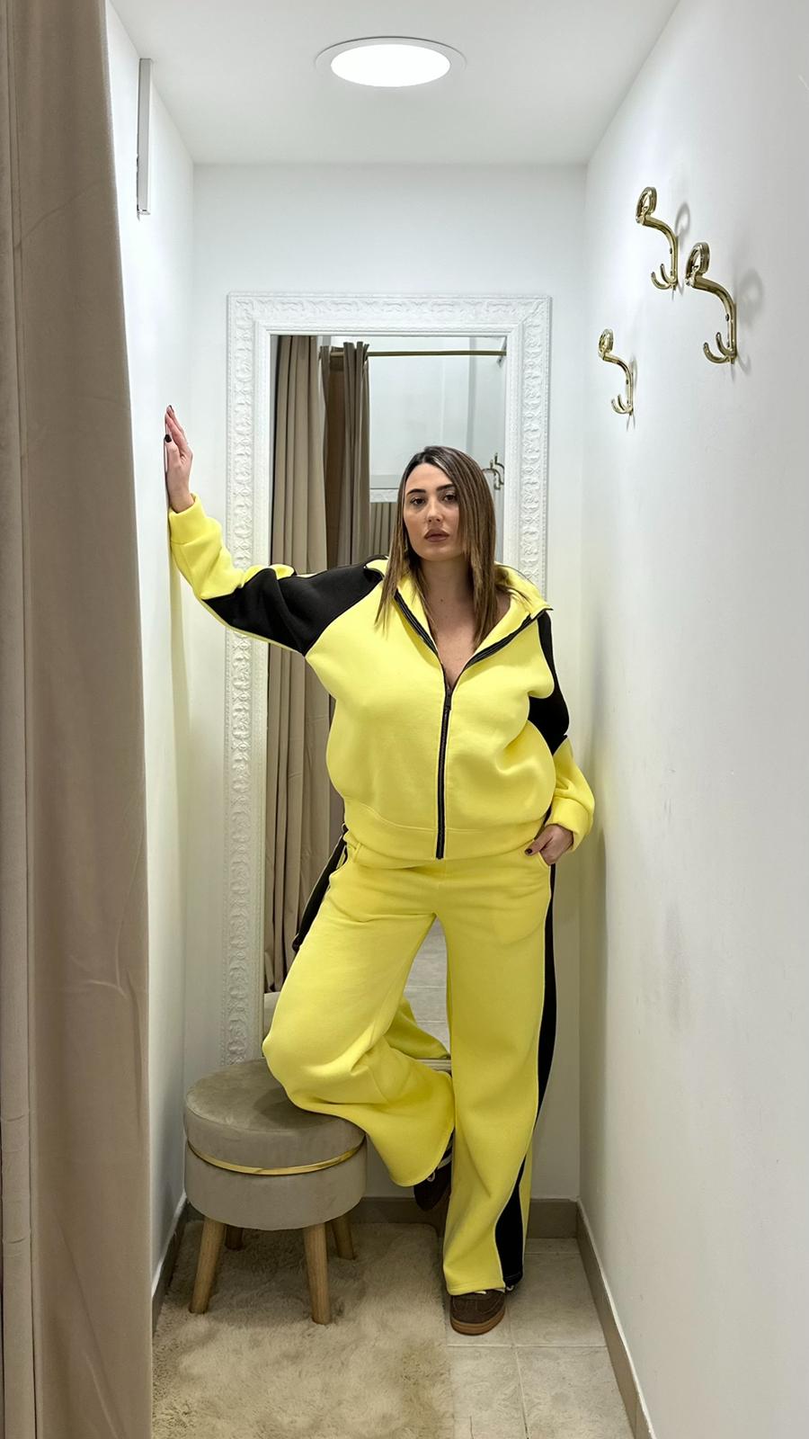 Completo Milk Gialla/Marrone